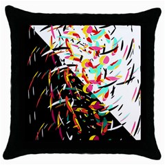 Little Things  Throw Pillow Case (black)