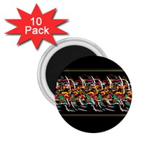 Colorful barbwire  1.75  Magnets (10 pack) 