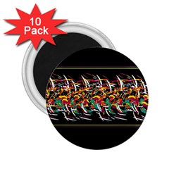 Colorful barbwire  2.25  Magnets (10 pack) 