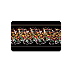 Colorful barbwire  Magnet (Name Card)