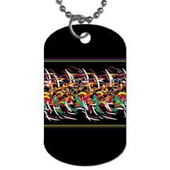 Colorful barbwire  Dog Tag (One Side)