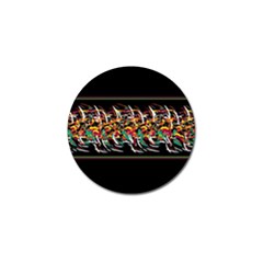 Colorful barbwire  Golf Ball Marker (10 pack)