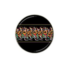 Colorful barbwire  Hat Clip Ball Marker