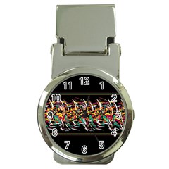 Colorful barbwire  Money Clip Watches