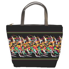 Colorful barbwire  Bucket Bags