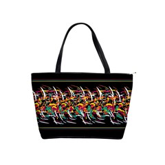 Colorful barbwire  Shoulder Handbags