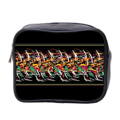 Colorful barbwire  Mini Toiletries Bag 2-Side