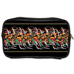 Colorful barbwire  Toiletries Bags 2-Side