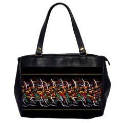 Colorful barbwire  Office Handbags