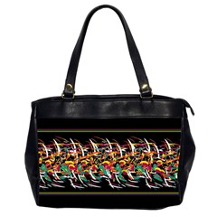 Colorful barbwire  Office Handbags (2 Sides) 