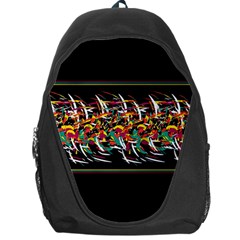 Colorful barbwire  Backpack Bag