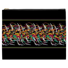 Colorful barbwire  Cosmetic Bag (XXXL) 