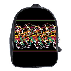 Colorful barbwire  School Bags (XL) 