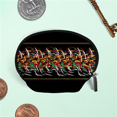 Colorful barbwire  Accessory Pouches (Small) 