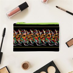 Colorful Barbwire  Cosmetic Bag (xs) by Valentinaart