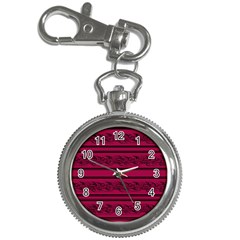 Red Barbwire Pattern Key Chain Watches