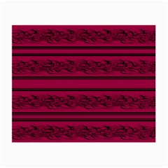 Red Barbwire Pattern Small Glasses Cloth (2-side)