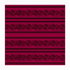 Red Barbwire Pattern Medium Glasses Cloth (2-side)