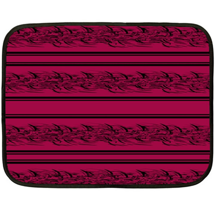 Red barbwire pattern Double Sided Fleece Blanket (Mini) 