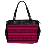 Red barbwire pattern Office Handbags (2 Sides)  Front