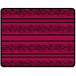 Red barbwire pattern Fleece Blanket (Medium)  60 x50  Blanket Front