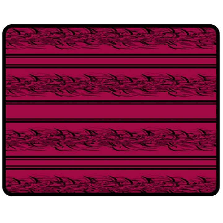 Red barbwire pattern Fleece Blanket (Medium) 