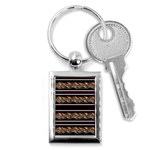 Colorful barbwire Key Chains (Rectangle)  Front