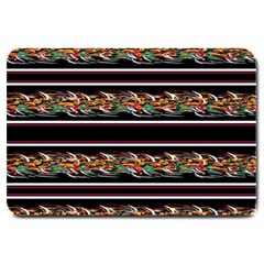 Colorful Barbwire Large Doormat 