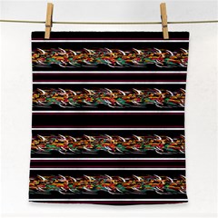 Colorful Barbwire Face Towel