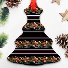 Colorful Barbwire Christmas Tree Ornament (2 Sides)