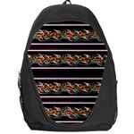 Colorful barbwire Backpack Bag Front