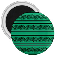 Green Barbwire 3  Magnets