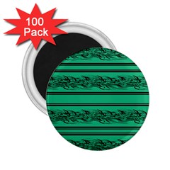 Green Barbwire 2 25  Magnets (100 Pack) 