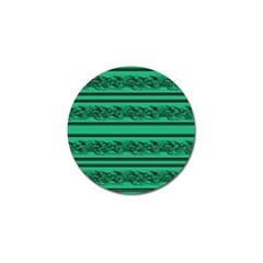 Green Barbwire Golf Ball Marker