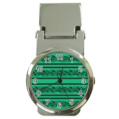 Green Barbwire Money Clip Watches