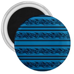 Blue Barbwire 3  Magnets