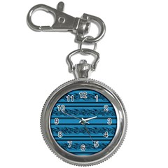 Blue barbwire Key Chain Watches