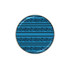 Blue Barbwire Hat Clip Ball Marker (4 Pack) by Valentinaart