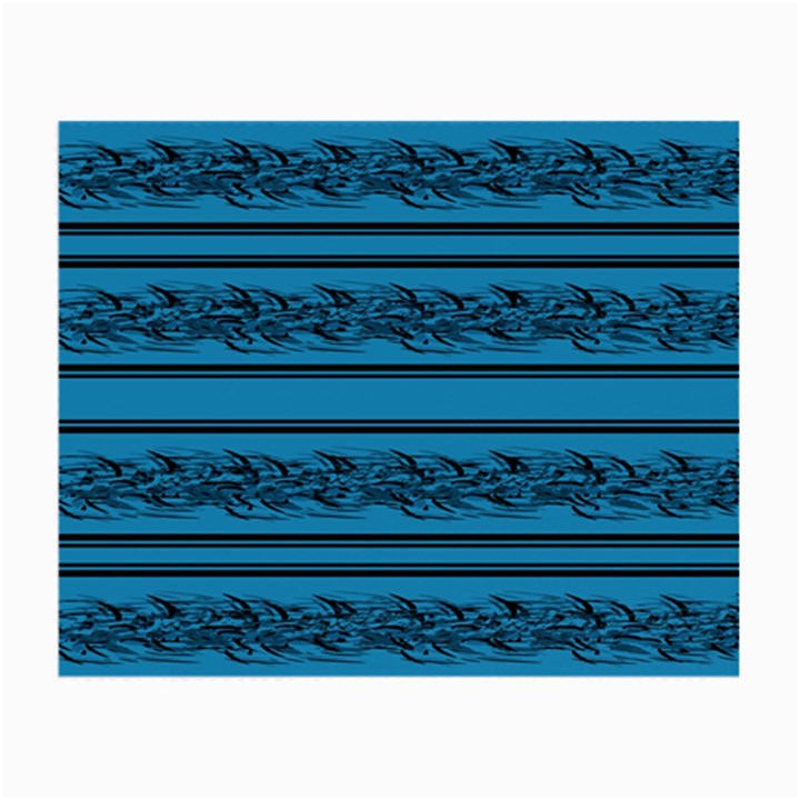 Blue barbwire Small Glasses Cloth