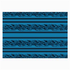 Blue barbwire Large Glasses Cloth