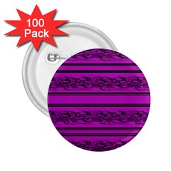 Magenta Barbwire 2 25  Buttons (100 Pack) 