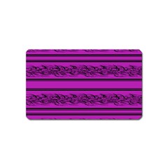 Magenta Barbwire Magnet (name Card)