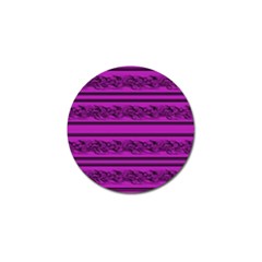 Magenta Barbwire Golf Ball Marker by Valentinaart