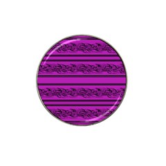 Magenta Barbwire Hat Clip Ball Marker (4 Pack) by Valentinaart