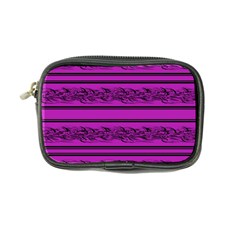 Magenta Barbwire Coin Purse by Valentinaart