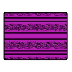 Magenta Barbwire Fleece Blanket (small) by Valentinaart