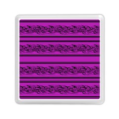 Magenta Barbwire Memory Card Reader (square)  by Valentinaart