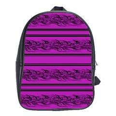 Magenta Barbwire School Bags (xl) 