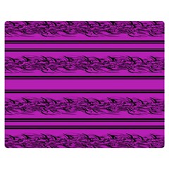 Magenta Barbwire Double Sided Flano Blanket (medium) 