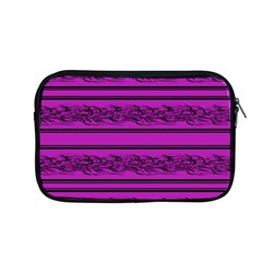 Magenta Barbwire Apple Macbook Pro 13  Zipper Case by Valentinaart